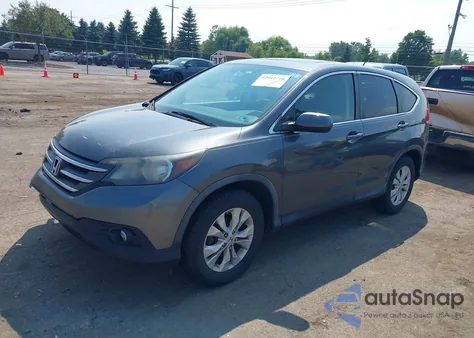 2012 Honda Cr-V Ex z USA, uszkodzony, nr VIN 2HKRM4H59CH626575